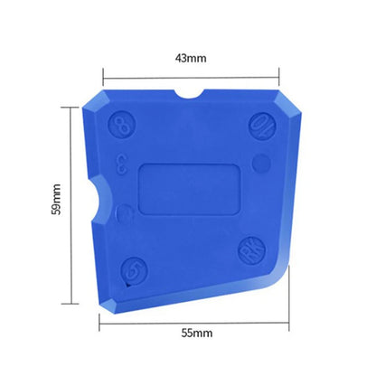 Kit de Herramientas para Sellado de Silicona 4Pcs: Espátula, Raspador y Limpiador de Bordes