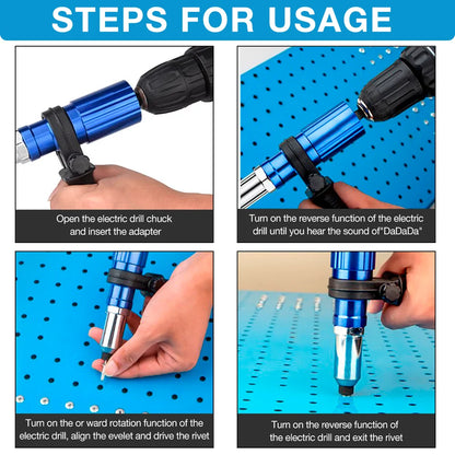 Módulo Remachador para Taladro 2.4-4.8mm