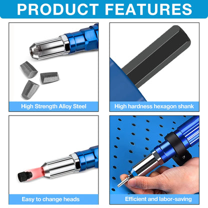 Módulo Remachador para Taladro 2.4-4.8mm