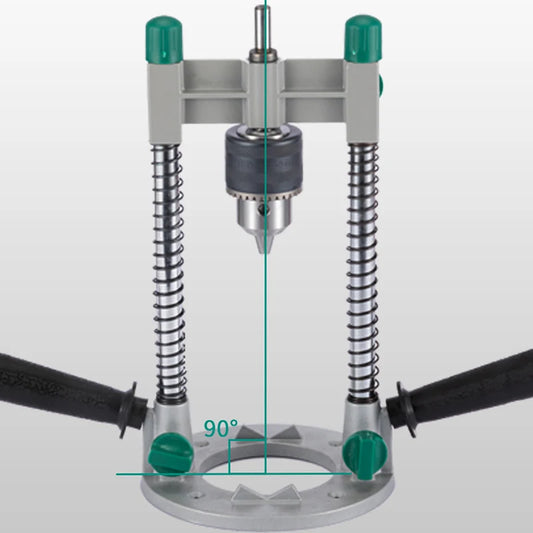 Soporte de Taladro Eléctrico Giratorio con Ángulo Ajustable de 90 Grados