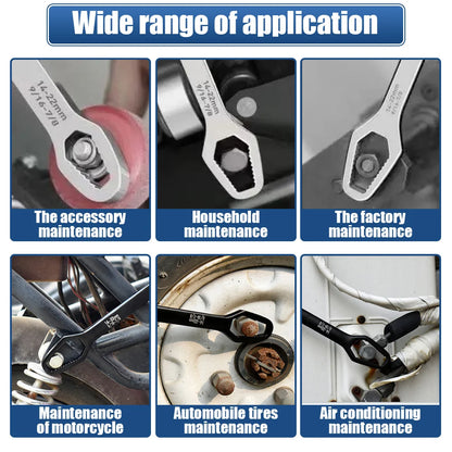 Llave Torx Universal Ajustable de 3-17mm y 8-22mm, Doble Cabeza Multifuncional